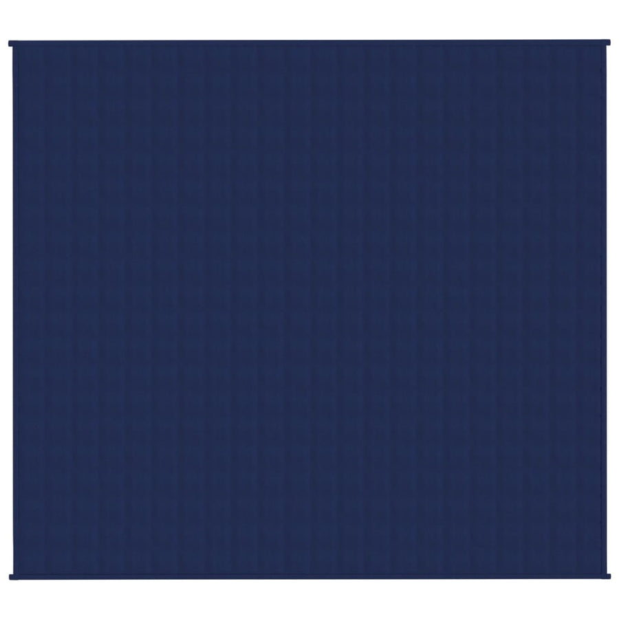 Verzwaringsdeken 200x220 cm 9 kg stof blauw 9 kg 200 x 220 cm