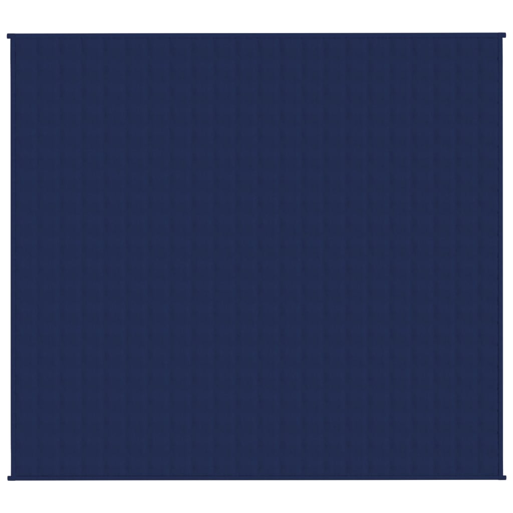 Verzwaringsdeken 200x230 cm 9 kg stof blauw 9 kg 200 x 230 cm