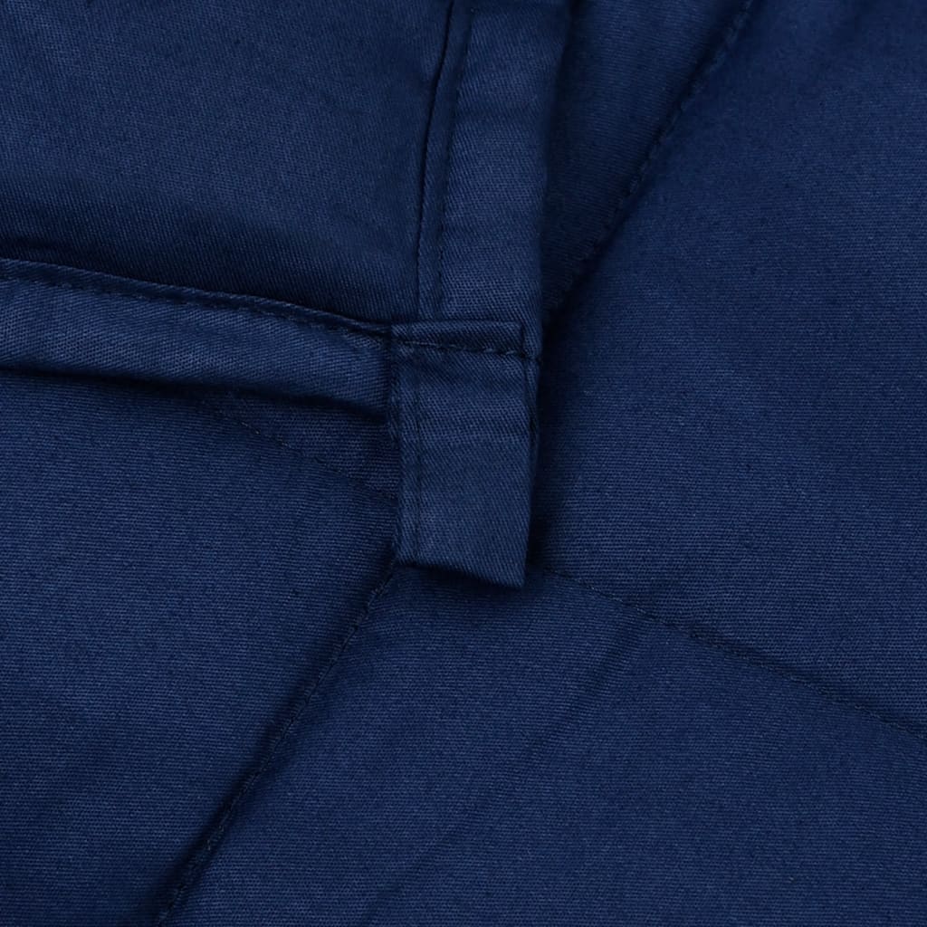Verzwaringsdeken 220x240 cm 11 kg stof blauw 11 kg 220 x 240 cm