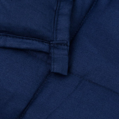 Verzwaringsdeken 220x240 cm 11 kg stof blauw 11 kg 220 x 240 cm
