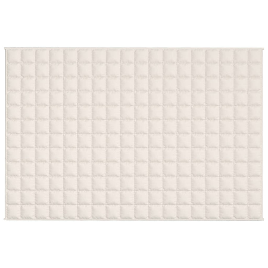 Verzwaringsdeken 122x183 cm 5 kg stof lichtcrèmekleurig 5 kg 122 x 183 cm