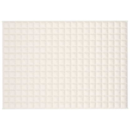 Verzwaringsdeken 140x200 cm 6 kg stof lichtcrèmekleurig 6 kg 140 x 200 cm