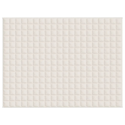 Verzwaringsdeken 152x203 cm 11 kg stof lichtcrèmekleurig 11 kg 152 x 203 cm