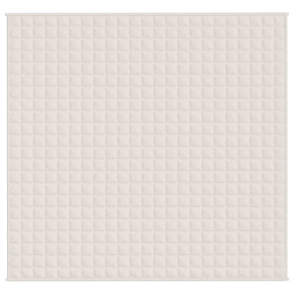 Verzwaringsdeken 220x230 cm 11 kg stof lichtcrèmekleurig 11 kg 220 x 230 cm