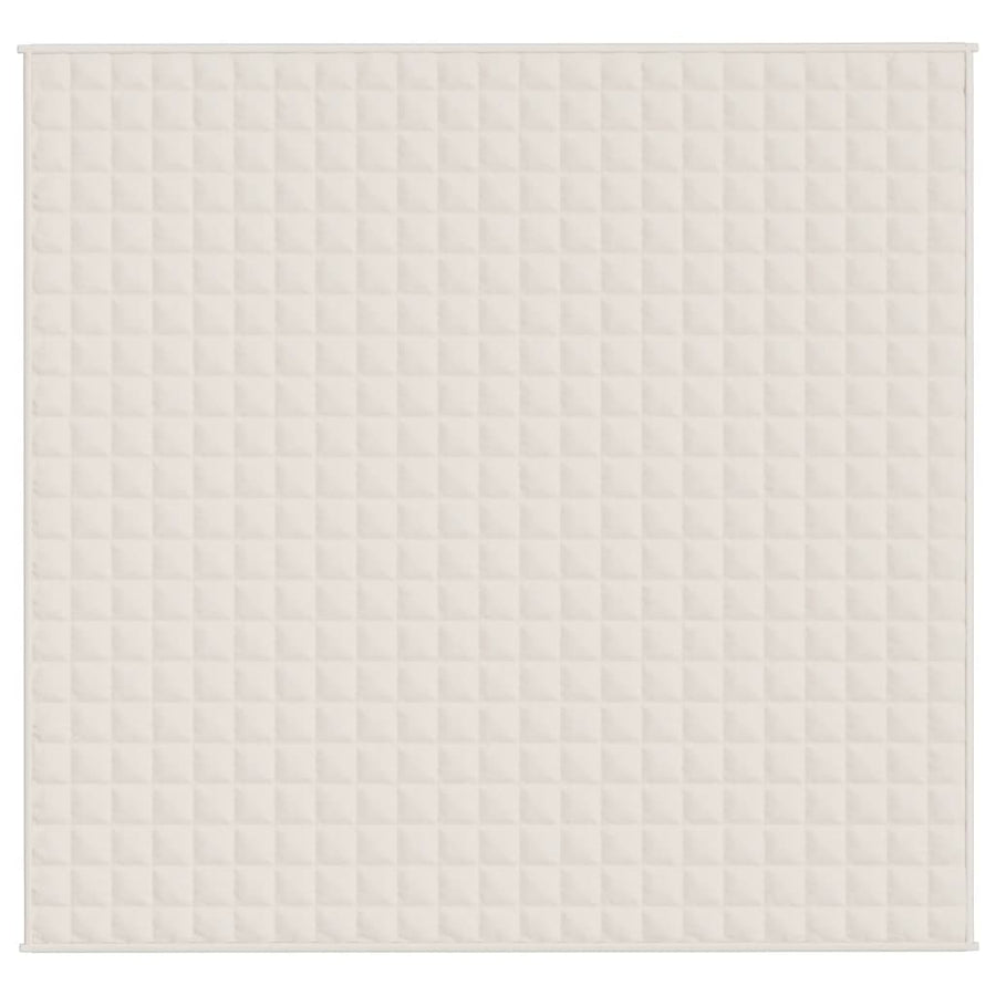 Verzwaringsdeken 220x240 cm 15 kg stof lichtcrèmekleurig 15 kg 220 x 240 cm