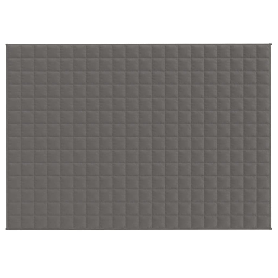 Verzwaringsdeken Stof Grijs 6 kg 140 x 200 cm