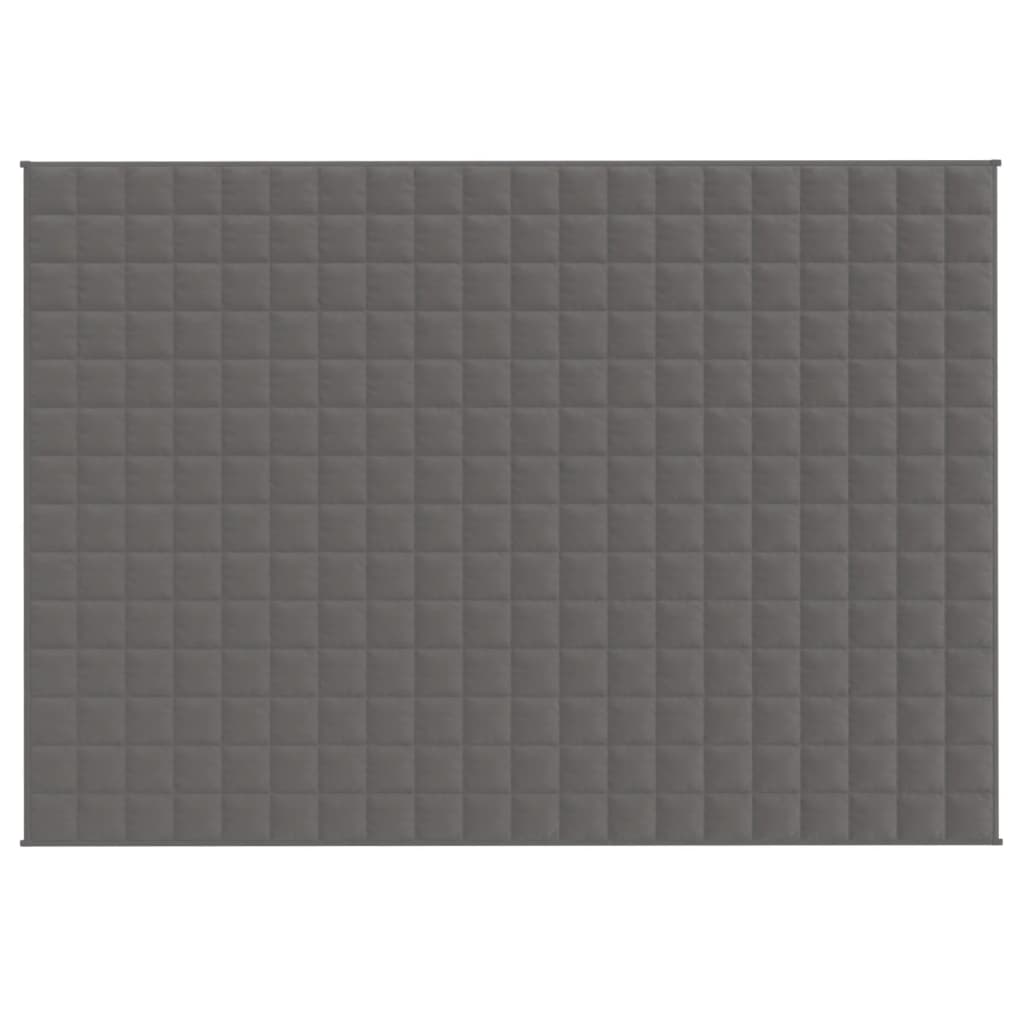 Verzwaringsdeken 140x200 cm 10 kg stof grijs 10 kg 140 x 200 cm