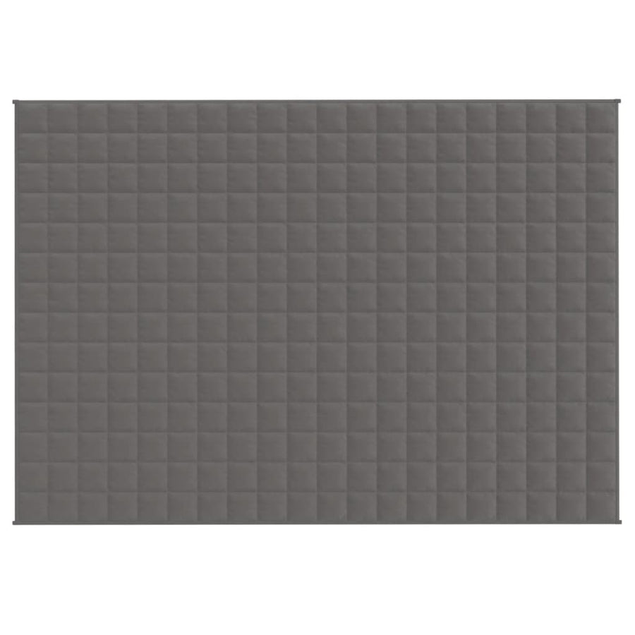 Verzwaringsdeken 140x200 cm 10 kg stof grijs 10 kg 140 x 200 cm