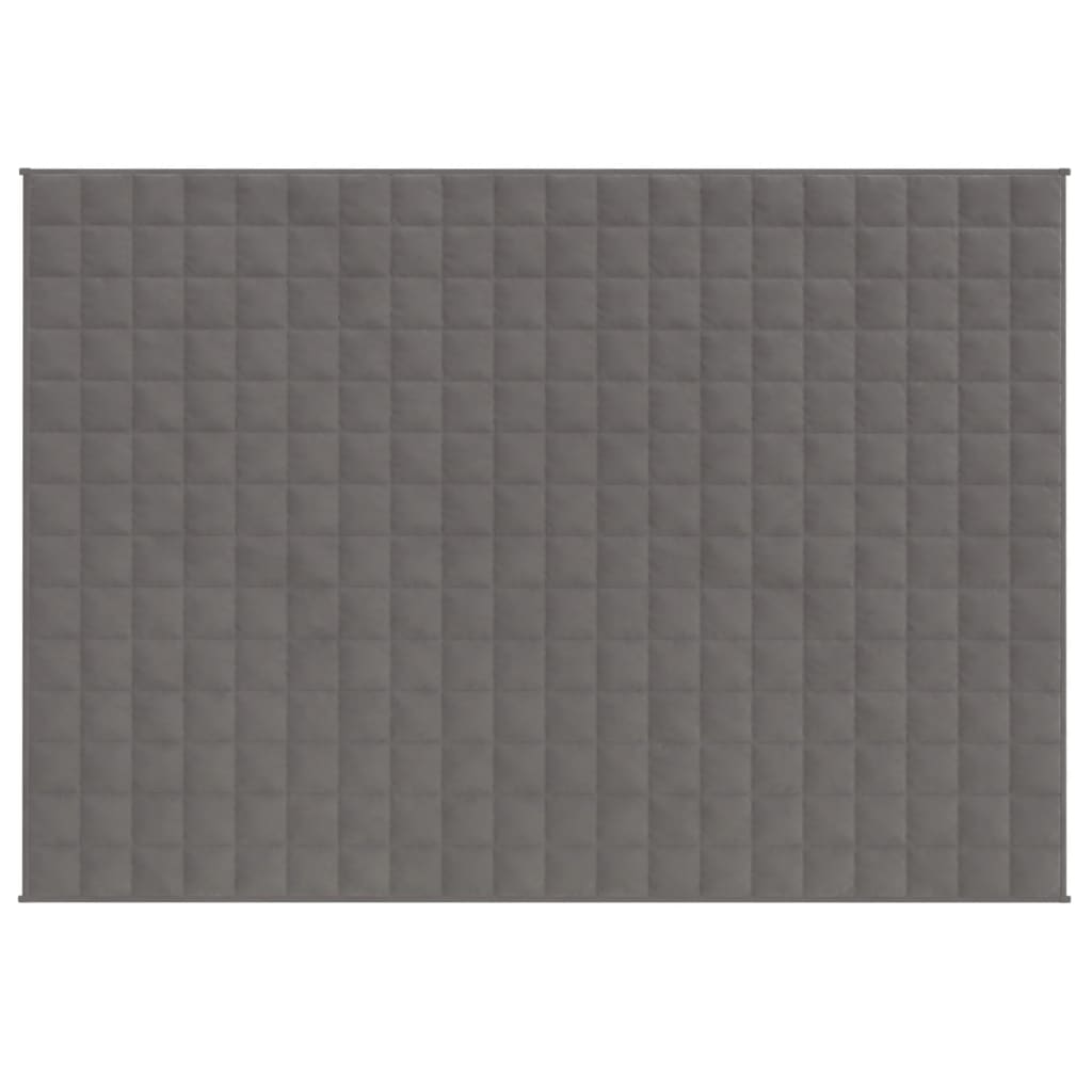 Verzwaringsdeken 152x203 cm 11 kg stof grijs 11 kg 152 x 203 cm