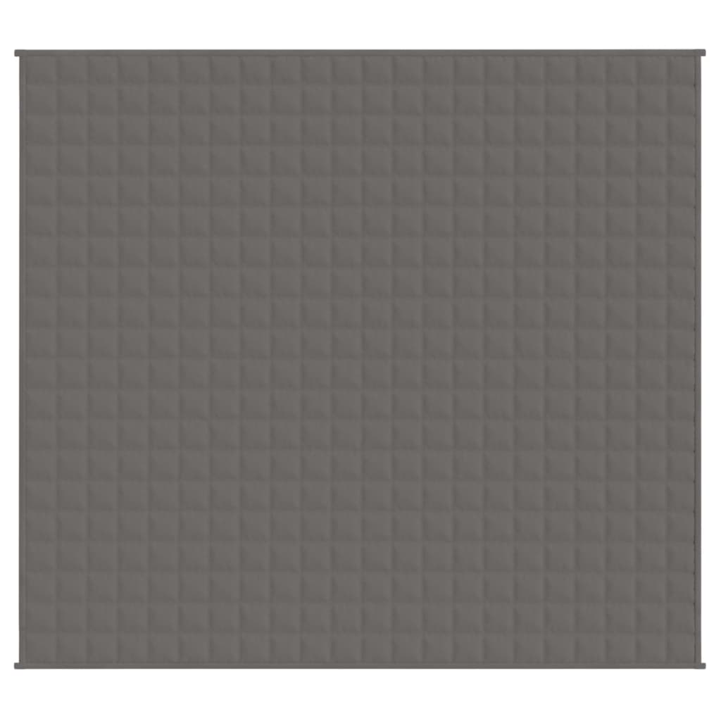 Verzwaringsdeken Stof Grijs 9 kg 200 x 230 cm