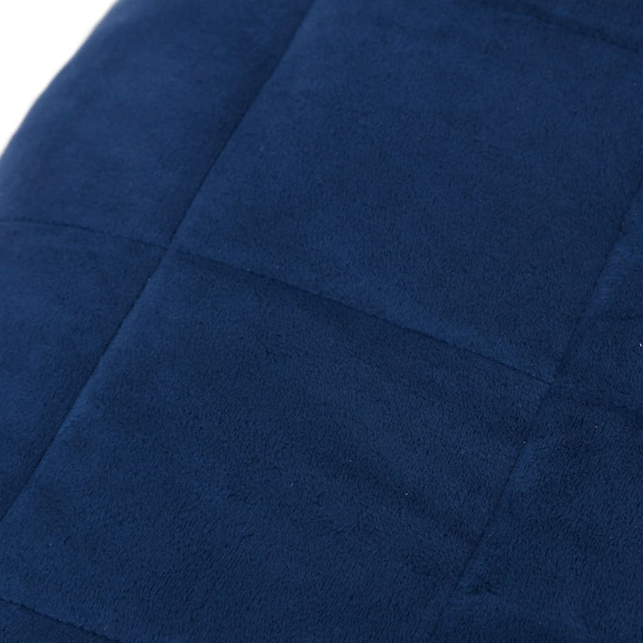 Verzwaringsdeken Stof Blauw 6 kg 137 x 200 cm
