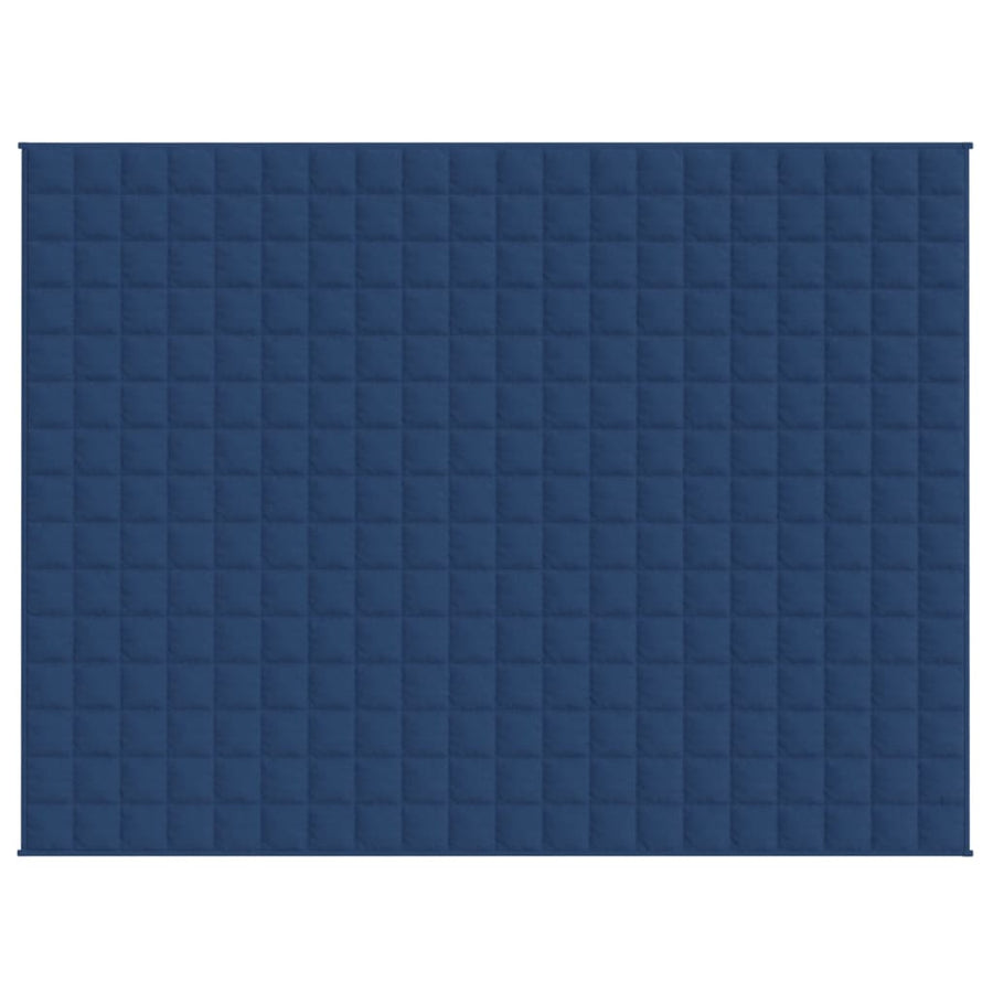 Verzwaringsdeken Stof Blauw 7 kg 152 x 203 cm