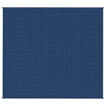 Verzwaringsdeken 200x220 cm 13 kg stof blauw 13 kg 200 x 220 cm