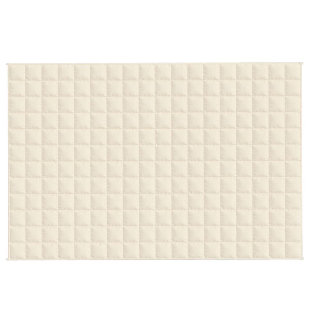 Verzwaringsdeken 122x183 cm 9 kg stof lichtcrèmekleurig 9 kg 122 x 183 cm