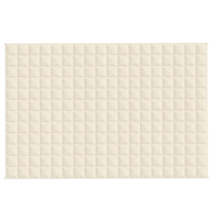 Verzwaringsdeken 122x183 cm 9 kg stof lichtcrèmekleurig 9 kg 122 x 183 cm