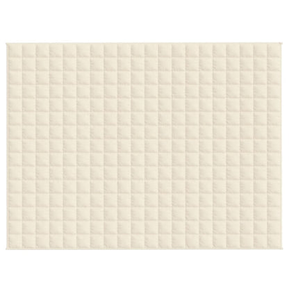Verzwaringsdeken Kg Stof Lichtkleurig Crème 11 kg 152 x 203 cm