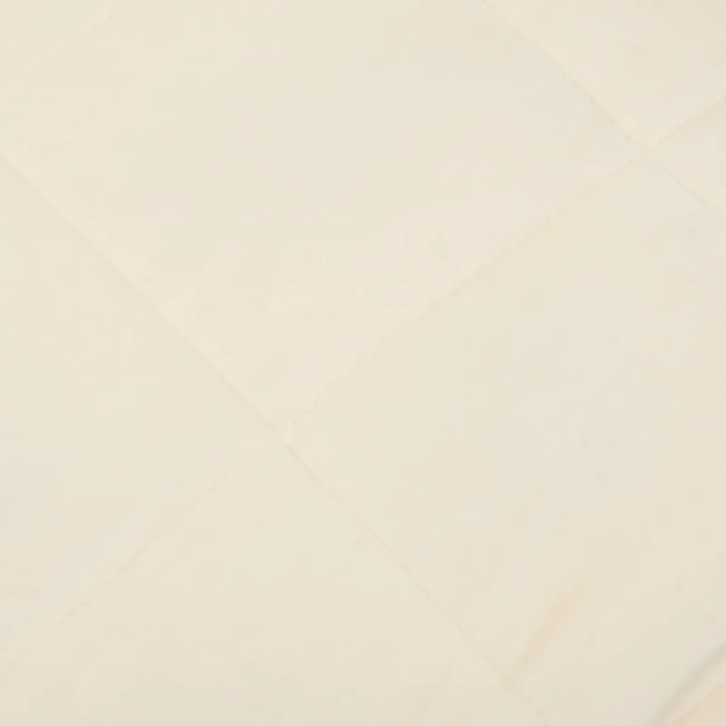 Verzwaringsdeken Kg Stof Lichtkleurig Crème 11 kg 152 x 203 cm