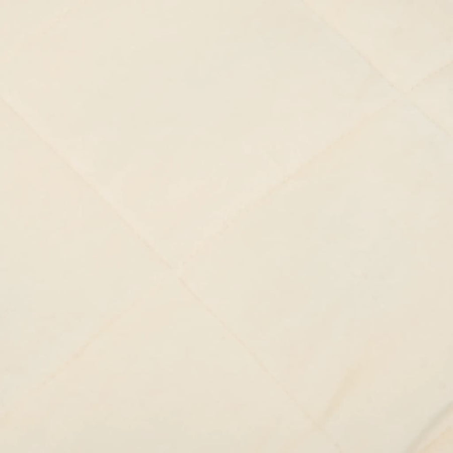 Verzwaringsdeken Kg Stof Lichtkleurig Crème 11 kg 152 x 203 cm