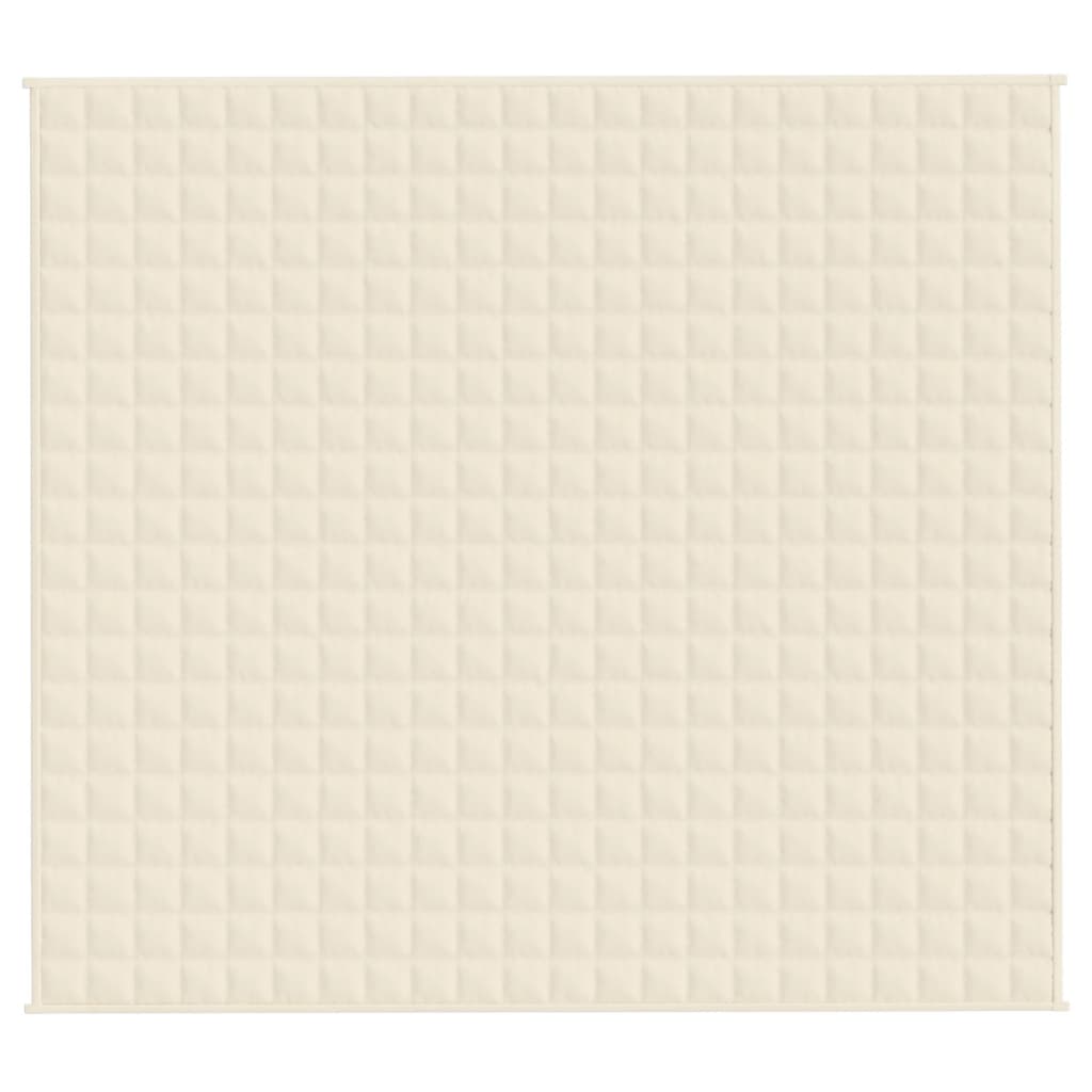 Verzwaringsdeken Stof Lichtkleurig Crème 9 kg 200 x 220 cm