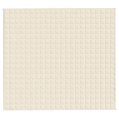 Verzwaringsdeken 200x220 cm 13 kg stof lichtcrèmekleurig 13 kg 200 x 220 cm