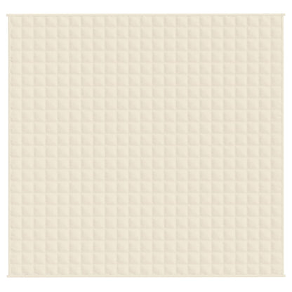 Verzwaringsdeken 220X230 Cm 5 Kg Stof Lichtkleurig Crème 15 kg 230 x 220 cm