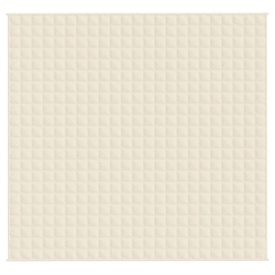 Verzwaringsdeken 220X230 Cm 5 Kg Stof Lichtkleurig Crème 15 kg 230 x 220 cm
