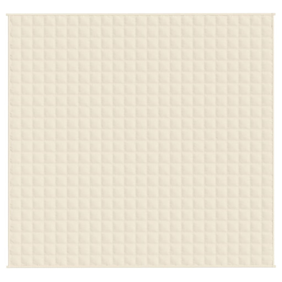 Verzwaringsdeken 220X240 Cm 5 Kg Stof Lichtkleurig Crème 15 kg 240 x 220 cm