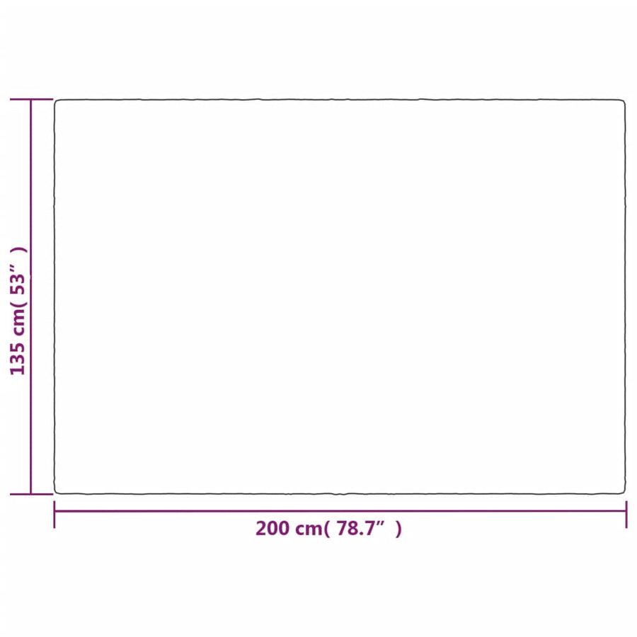 Verzwaringsdeken Met Hoes Stof Grijs 10 kg 135 x 200 cm