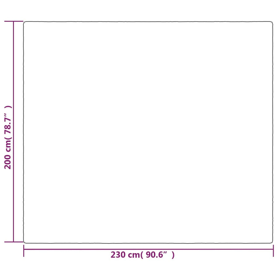 Verzwaringsdeken met hoes 200x230 cm 9 kg stof grijs 9 kg 200x230 cm