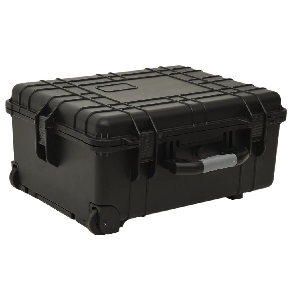 Flightcase Op Wieltjes Pp Zwart 58 x 45 x 27 cm