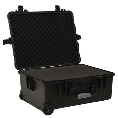 Flightcase Op Wieltjes Pp Zwart 58 x 45 x 27 cm