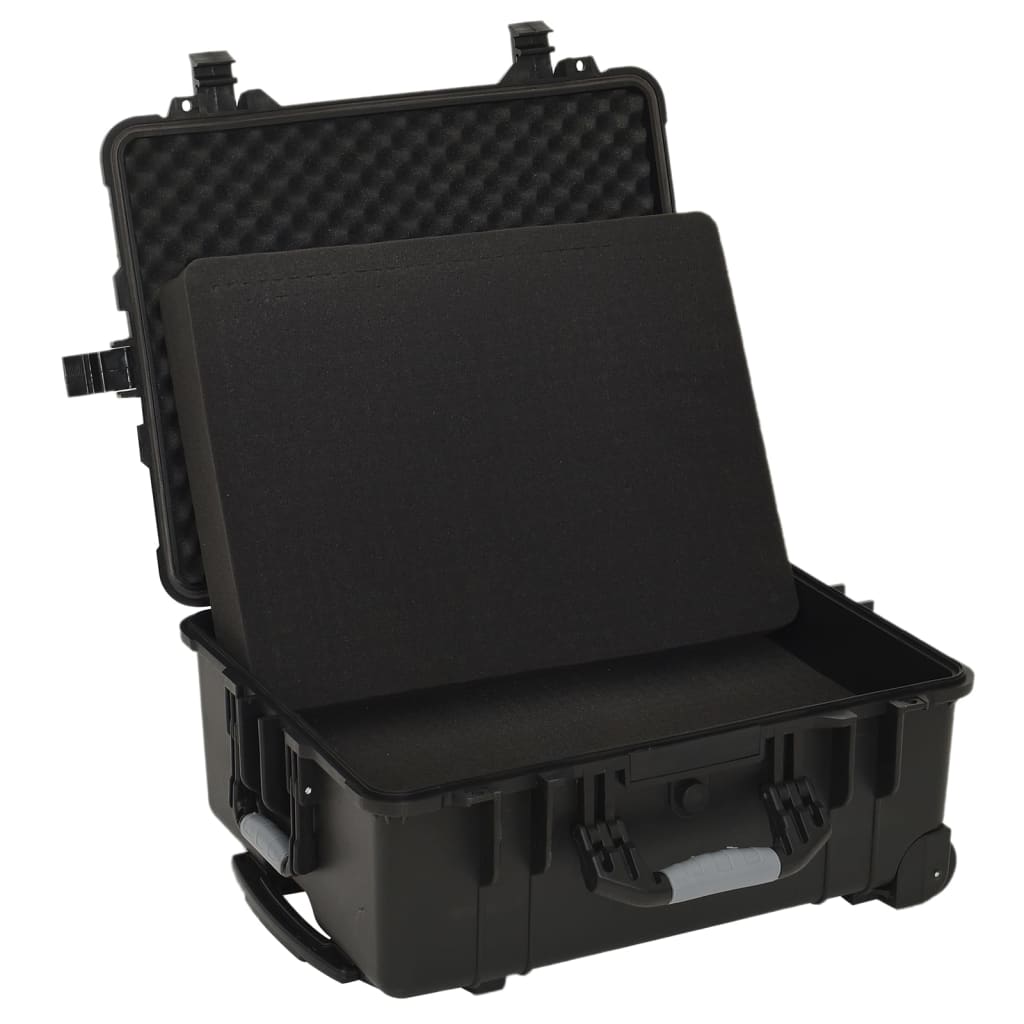 Flightcase Op Wieltjes Pp Zwart 58 x 45 x 27 cm