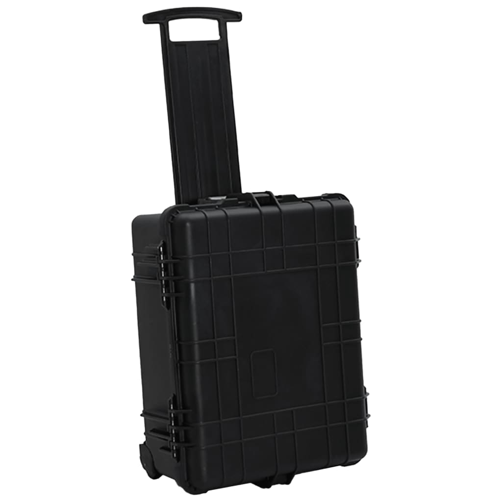 Flightcase Op Wieltjes Pp Zwart 58 x 45 x 27 cm