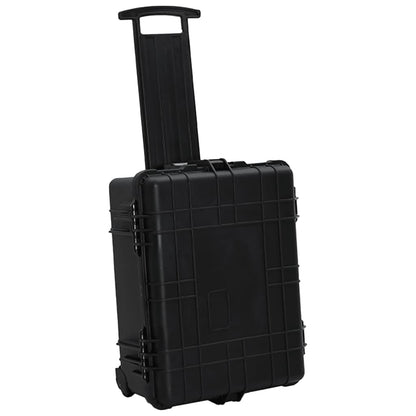 Flightcase Op Wieltjes Pp Zwart 58 x 45 x 27 cm