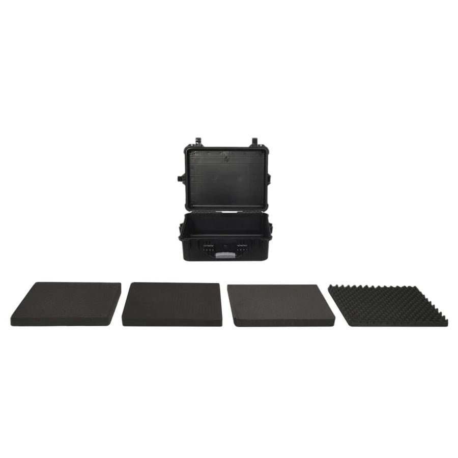Flightcase Draagbaar Pp Zwart 55 x 43 x 21 cm