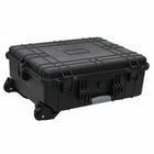 Flightcase op wieltjes 63x50x23 cm zwart PP