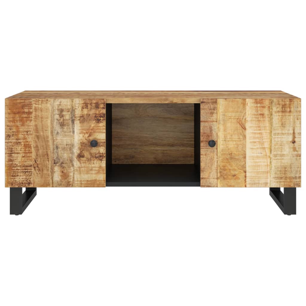 Salontafel 100X54X40 Cm Massief Mangohout En Bewerkt Hout