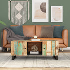 Salontafel 100x54x40 cm gerecycled hout bewerkt hout