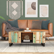 Salontafel 100x54x40 cm gerecycled hout bewerkt hout