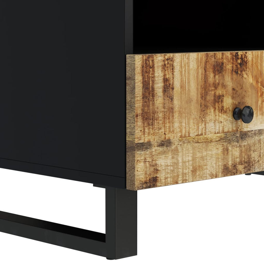 Salontafel 80X54X40 Cm Massief Mangohout En Bewerkt Hout Lichtbruin