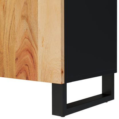 Tv-Meubel 05X33,5X46 Cm Massief Acaciahout En Bewerkt Hout Bruin