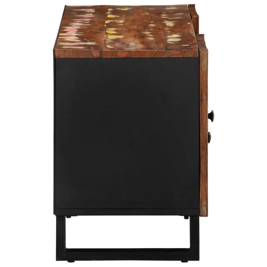 Tv-meubel 105x33,5x46 cm massief hout gerecycled bewerkt hout