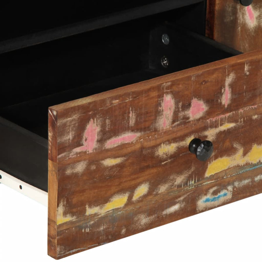 Tv-meubel 105x33,5x46 cm massief hout gerecycled bewerkt hout