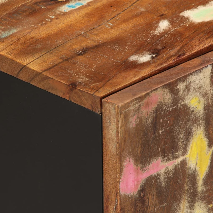 Tv-meubel 105x33,5x46 cm massief hout gerecycled bewerkt hout