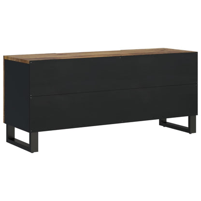 Tv-meubel 105x33,5x46 cm massief mangohout en bewerkt hout