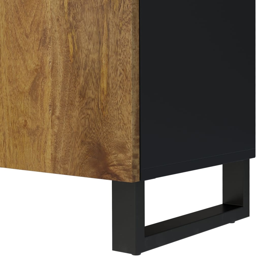 Tv-meubel 105x33,5x46 cm massief mangohout en bewerkt hout