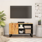 Tv-meubel 80x33x46 cm massief mangohout