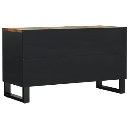 Tv-Meubel 80X33X46 Cm Massief Hout Gerecycled En Bewerkt Hout Multikleur