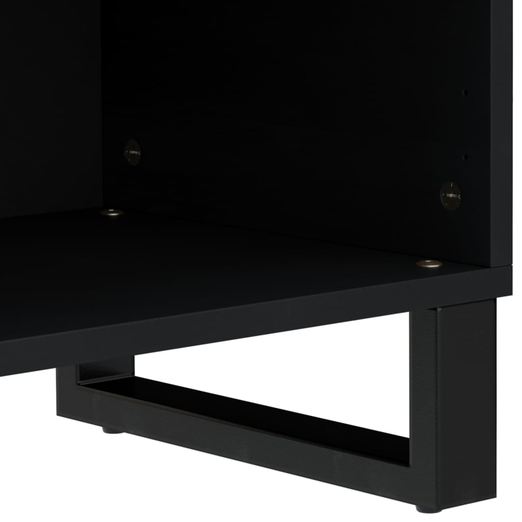 Tv-Meubel 80X33X46 Cm Massief Hout Gerecycled En Bewerkt Hout Multikleur