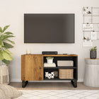 Tv-meubel 80x33x46 cm massief mangohout bewerkt hout